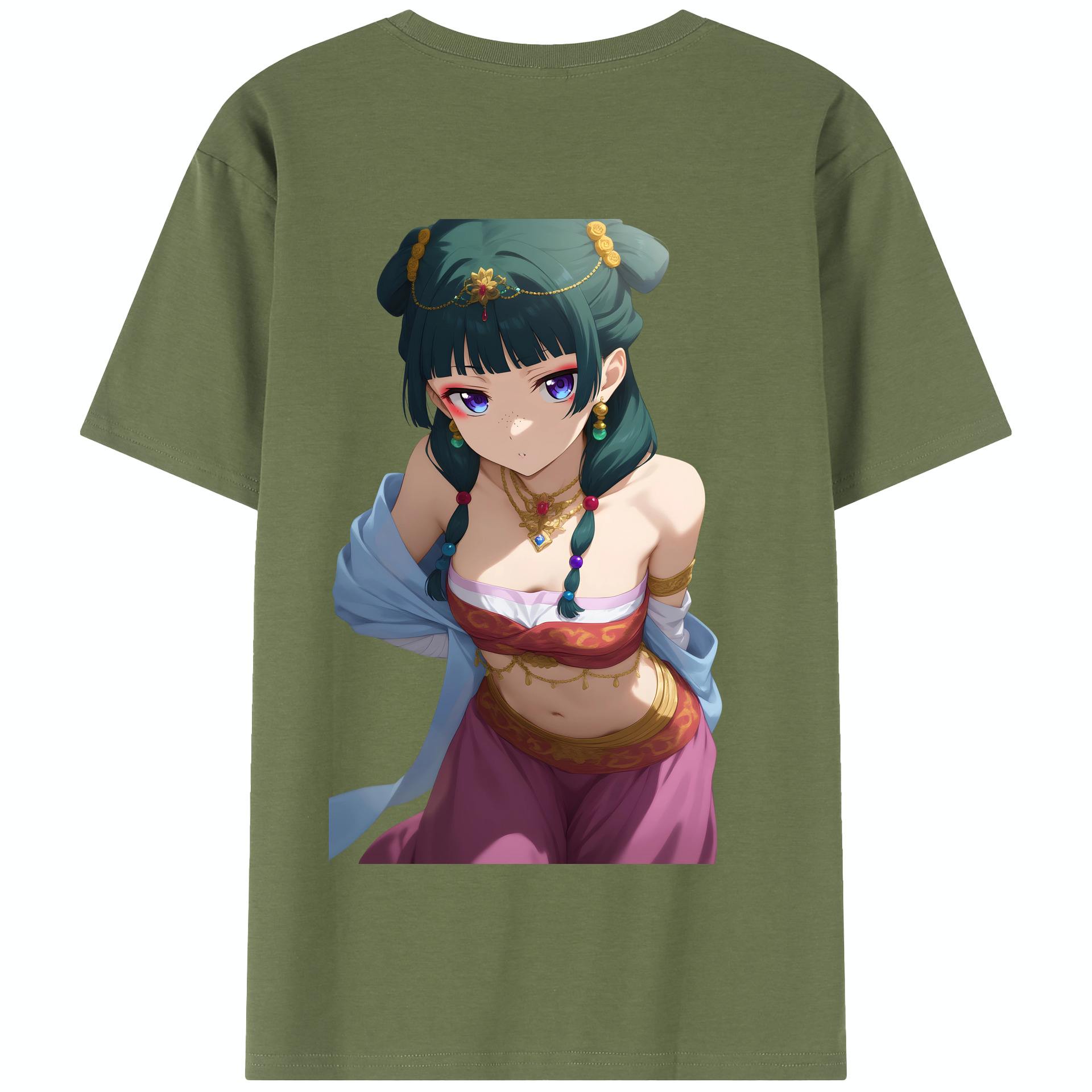 （画像用） 薬屋のひとりごと The Apothecary Diaries 綿100％半袖Tシャツ（背面プリント）